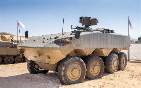 Eitan Is An Modern Armoured Fighting Vehicle Presented On Military Show