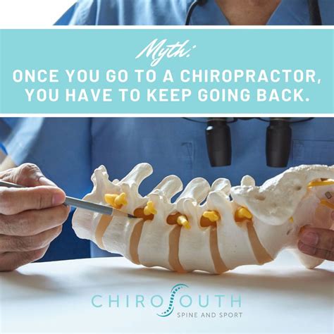 Myth Once You Go To A Chiropractor You Have To Keep Going Back Many