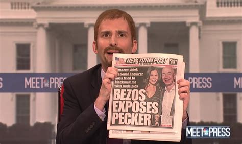 See ‘snl Tackle Medias Obsession With Jeff Bezos Blackmail Scandal