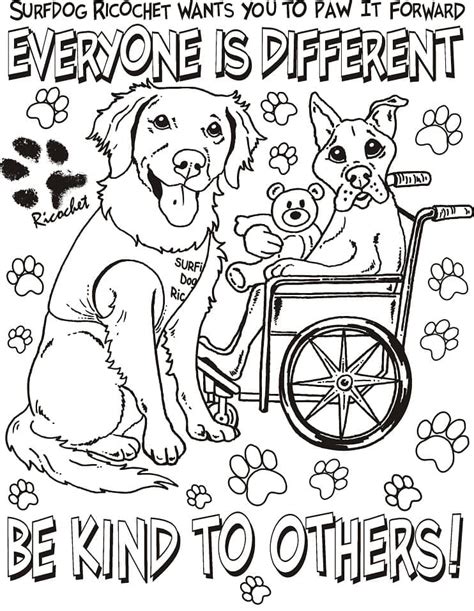 Be Kind To Others Coloring Page Download Print Or Color Online For Free