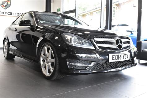 Used 2014 Black Mercedes Benz C Class Coupe 16 C180 Amg Sport Edition