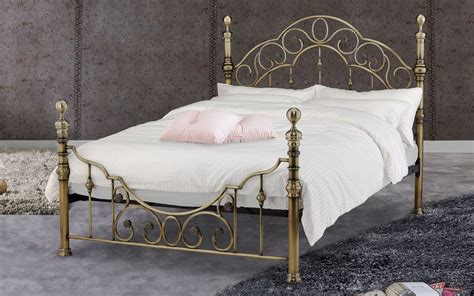 Antique full metal bed frame. Florence Antique Brass Bed Frame - Mattress Online | Brass ...