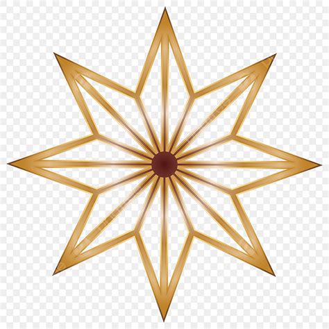 Christmas Gold Star Vector Design Images Christmas Star 8 Corners Gold