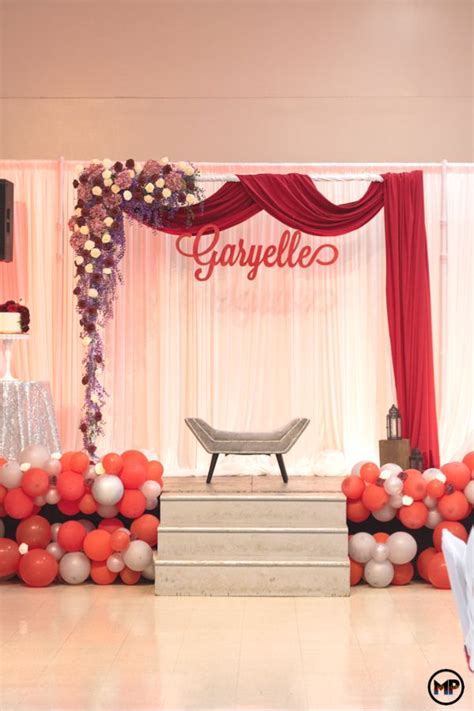 18th Birthday Party Debut Debut Decorations Simple Debut Ideas