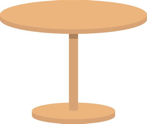 Wooden Table Clipart Design Illustration 9385572 Png