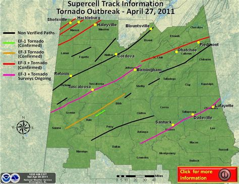 One person is dead after a tornado tore through an alabama city north of birmingham monday night, leaving the area with crumpled buildings and downed trees. Alabama tornado tracksmaptd