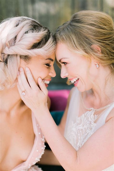Colourful Whimsy Wedding Inspiration The Aisle Society Experience Polka Dot Bride Lesbian