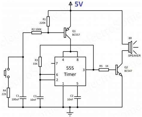 555 Timer Schematic 555 Timer Ic Pin Diagram Look