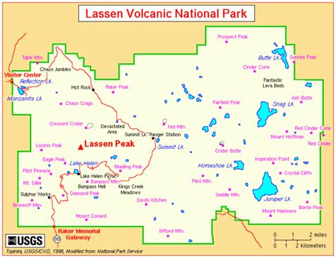 Mount Tehama Brokeoff Mountain And The Lassen Volcanic National Park