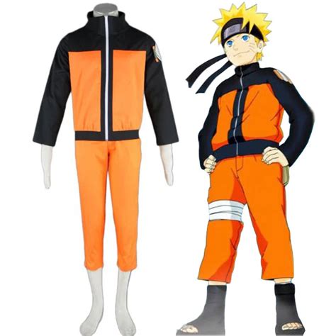 Japanese Anime Naruto Uzumaki Cosplay Costume Naruto Halloween Costumes