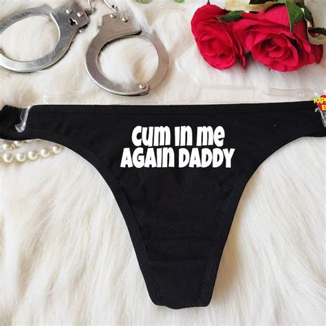 cotton cum in me panties etsy