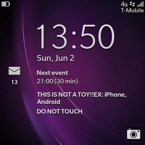 This useful and funny lock screen app also provides. My message on lock screen. I find it funny - BlackBerry ...