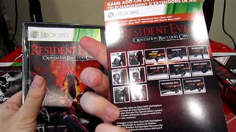 Resident Evil Operation Racoon City Special Edition Unboxing Xbox