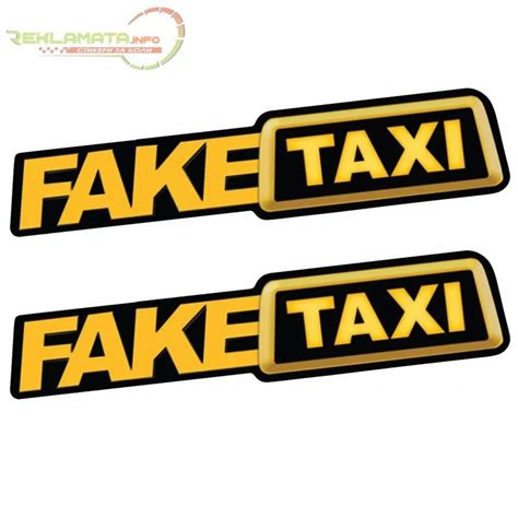 Fake Taxi 2 броя стикера