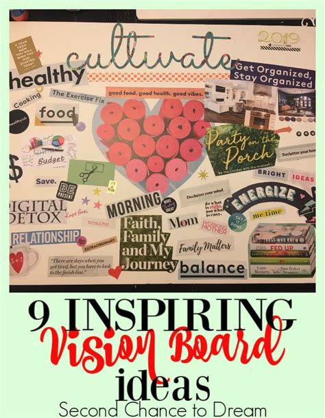 Barb Camp Vision Board Worksheet To Help You Define Your Dreams