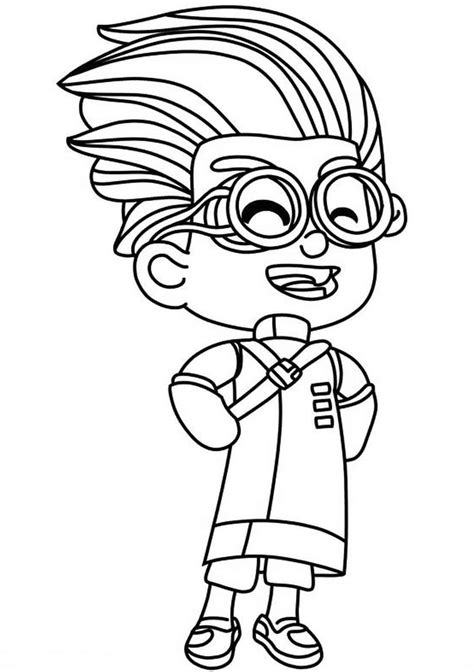 Romeo Pj Masks Pages Coloring Pages