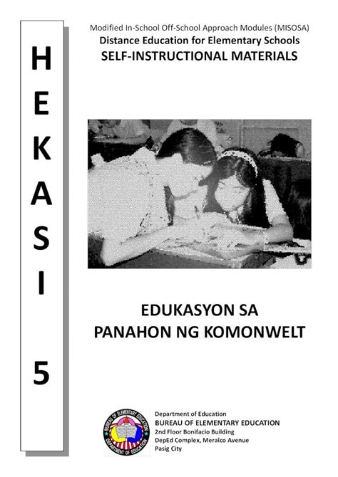 Pdf Ap 6 Ang Edukasyon Sa Panahon Ng Komonwelt Dokumentips