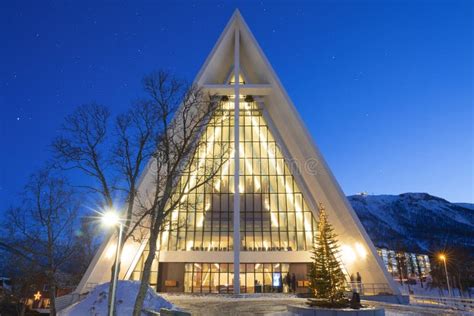 Arctic Cathedral In Tromso Northern Norway Stock Photo Image Of