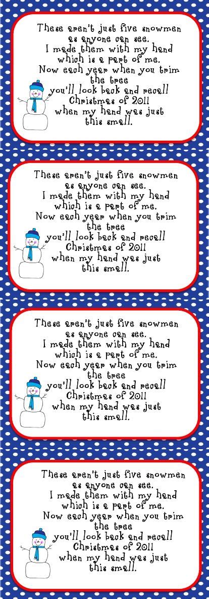 Five Little Snowmen Poemdocx Christmas Characters Snowman Poem