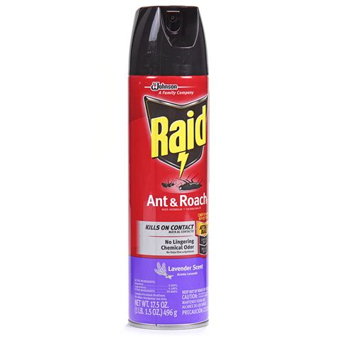 Raid Ant And Roach Killer Insecticide Spray 175 Oz Pack Of 3