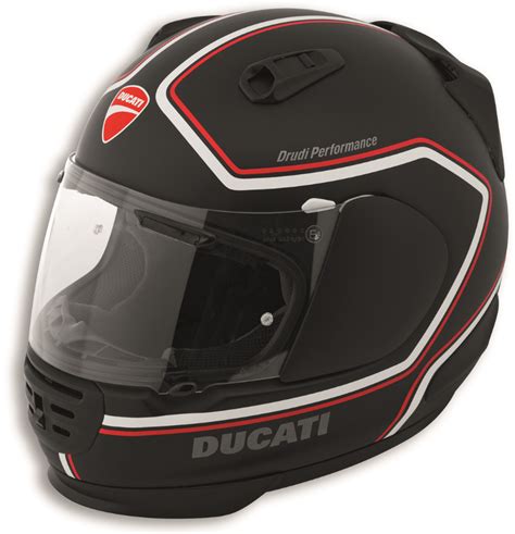 Ducati Arai Red Line Rebell Full Face Helmet Black New