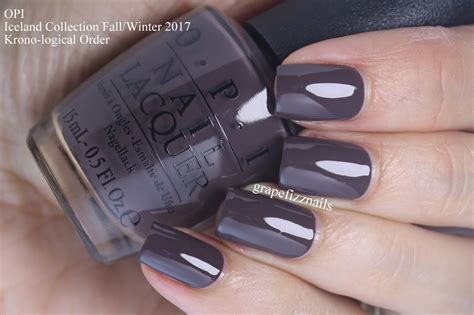 Grape Fizz Nails Opi Iceland Collection Fallwinter 2017