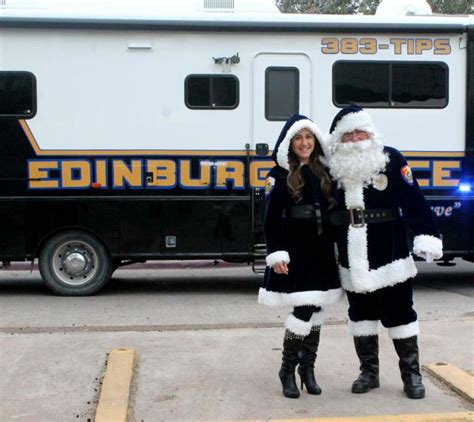 Blue Santa From Edinburg Police Dept Great Costumes Police Dept