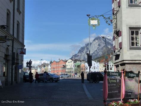 Innsbruck In The Austrian Tyrol Charming Altstadt On The River Inn River Inn Tyrol Street View