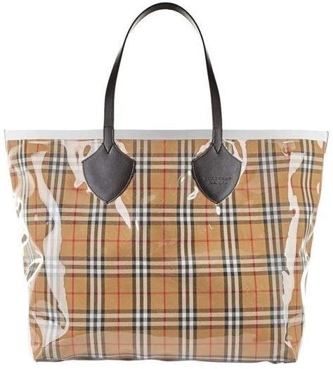 Burberry Giant Vintage Check Reversible Tote Giant Vintage