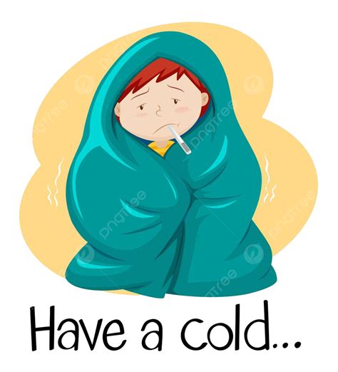 Child Cold Vector Png Vector Psd And Clipart With Transparent