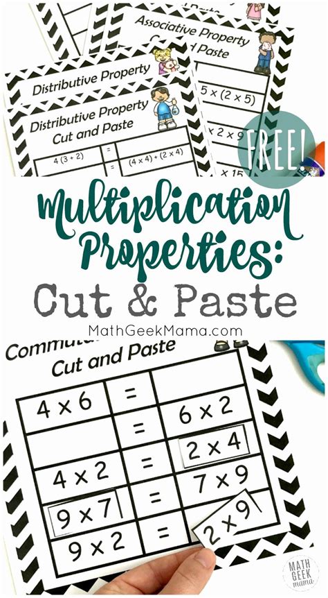 Commutative Property Of Multiplication Worksheets 5th Grade Free