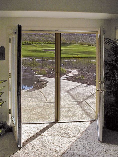 Our options are easy to install, which takes much of the stress away. Retractable French Door Screens