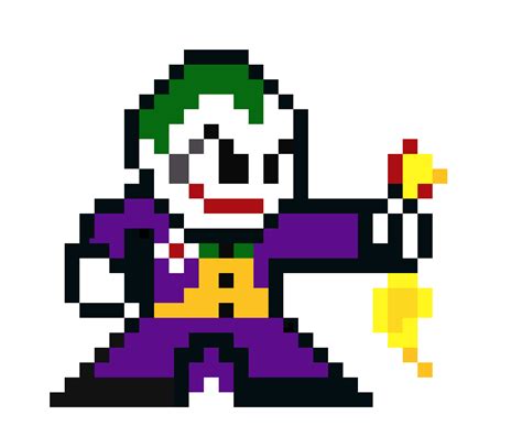 Joker Pixel Art Pixel Art Maker