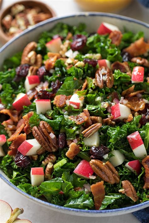 Cranberry Apple Pecan Kale Salad 5 Life Made Simple