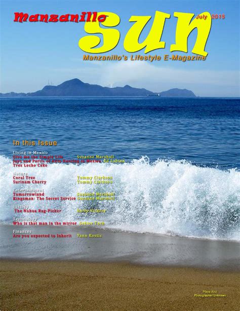 Manzanillo Sun E Magazine July 2015 Edition By Manzanillo Sun Issuu