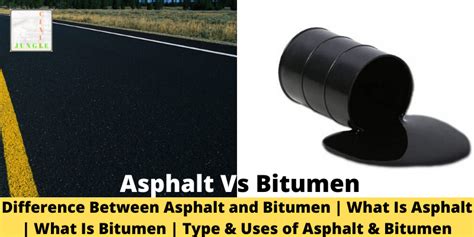 Difference Between Asphalt And Bitumen What Is Asphalt What Is