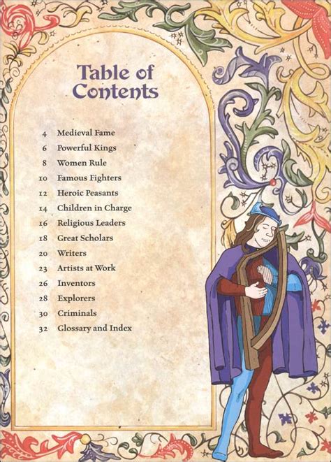 Famous People Of The Middle Ages Crabtree Publishing Company