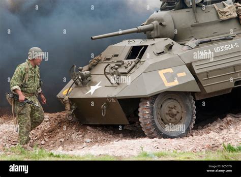 M8 Greyhound Armoured Stock Photo Alamy