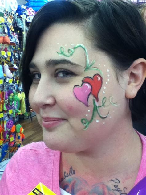 Heart Face Paint By Funfacesballoon On Deviantart