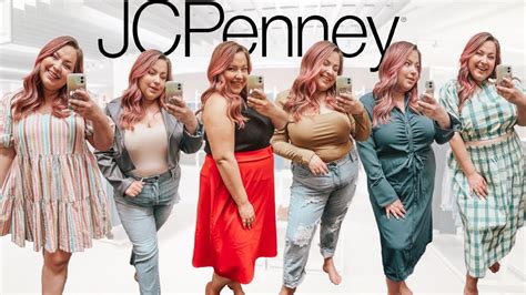 jcpenney spring plus size haul inside the dressing room size 20 youtube