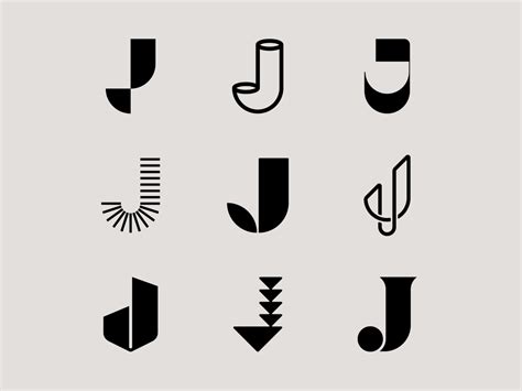 Letter J Exploration By Milos Bojkovic On Dribbble