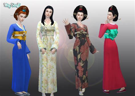 Sims Kimono Cc Archives The Sims Book