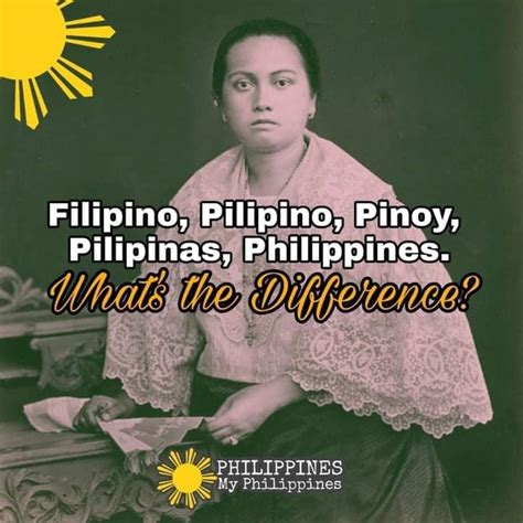 What Is The Difference Between Filipino Pilipino Pinoy Pilipinas
