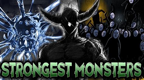 Ranking The Strongest Monsters In One Punch Man Youtube