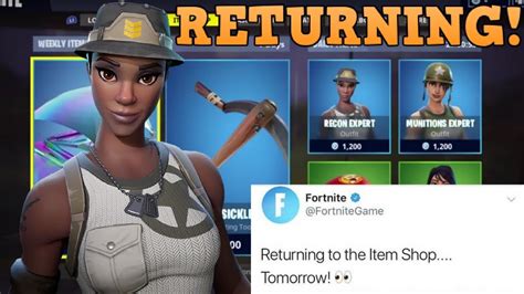 Leaked Return Date Of The Recon Expert Proof The Rarest Skin In