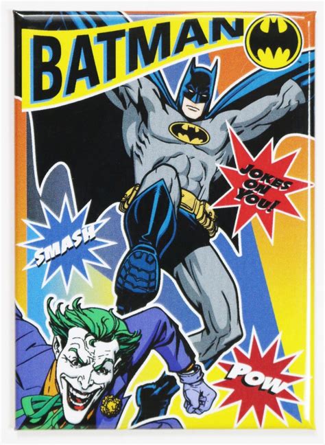 Batman Fighting The Joker Fridge Magnet Dc Comics Harley
