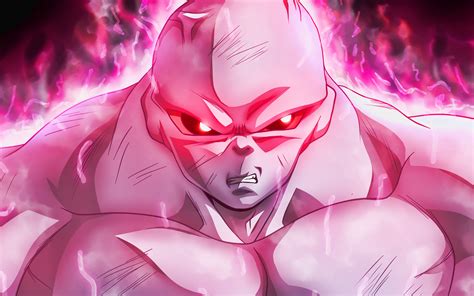 Download Wallpapers 4k Jiren Purple Fire Manga Dbs Characters Dragon Ball Artwork Dragon