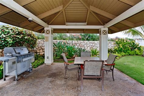 Bbq Cabana Hillside Villas Oahu Vacation Rentals Villa