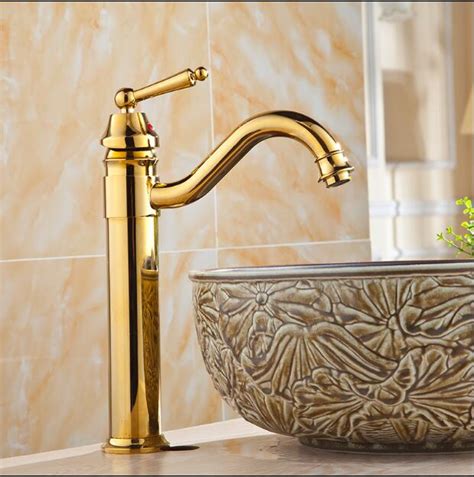 Matte black incorporates a subdued sheen with dark shades, creating a sleek, bold look. Bathroom Basin Faucet High Arch Antique/Gold/Chrome/Black ...
