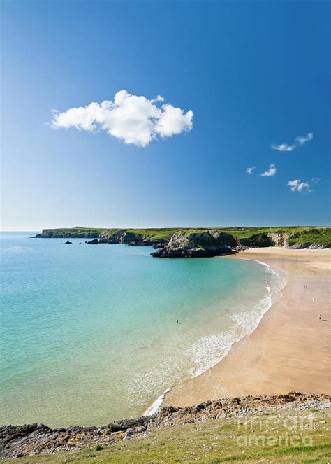The Beach At Broad Haven South Pembrokeshire South Wales Photograph